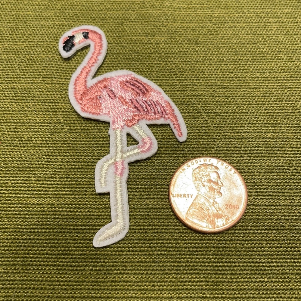Flamingo Iron On Patch